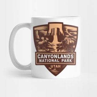 Canyonlands National Park Utah Wildlife Emblem Mug